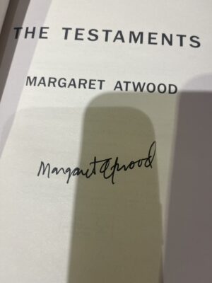 Signed Margaret Atwood: The Testaments, Hardback, First edition - Image 3