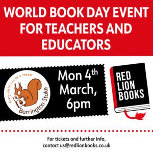 World Book Day 2024 Event: For teachers & educators<br>Red Lion Books, 6pm