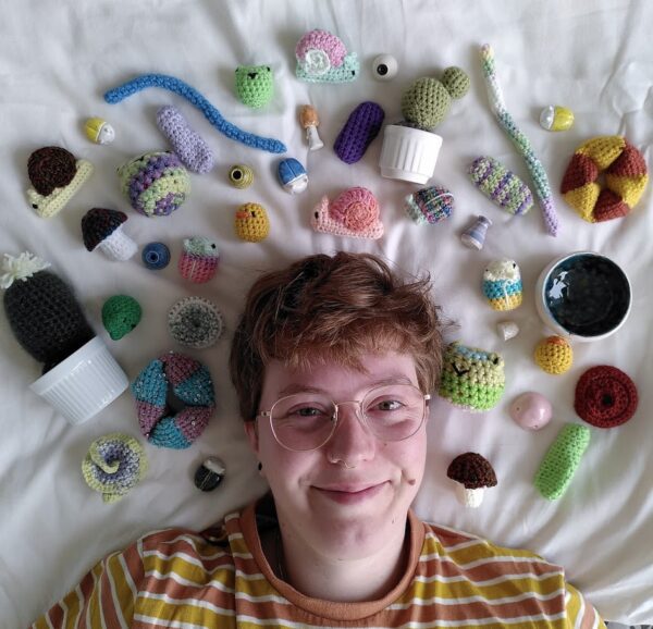 Crochet Workshop<br>Make your own Bookmark<br>With Loui Mitchell<br>Monthly<br>10am