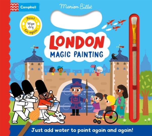 London Magic Painting : Just add water for mess-free fun!