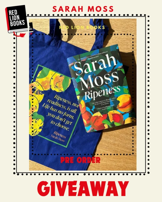 ❤️GIVEAWAY❤️ (unsigned copy or we have signed copy with Tote to purchase) 

To be in with a chance of winning simply 

📕 Follow us 
📕 Like this post 
📕 Tag Friend 

Extra entry into prize draw if you share on stories.  Please note: 

🦁 UK entries only please 
🦁 Items are shipped via Royal Mail  and we are not responsible for prizes lost in transit 
🦁 The winner will be announced on our Instagram stories on Saturday 31st May (or winner notified directly if on Facebook) 
🦁 Good luck!

#bookshopsofessex #bookshopsofinsta #giveaway #bookgiveaway #sarahmoss #ripeness #indiebookshop 

#choosebookshops #essex

Moving from 60s Italy to contemporary Ireland, Ripeness is a breathtaking story of love and the search for belonging from Sarah Moss, author of Summerwater. 

‘The achievement of a lifetime, written by one of the best writers alive’ - Jessie Burton’

On the brink of adulthood and just out of school, Edith finds herself travelling to rural Italy. She has been sent by her mother with strict instructions: to see her sister, ballet dancer Lydia, through the final weeks of her pregnancy, help at the birth and then make a phone call which will change all of their lives.

Decades later, happily divorced and newly energized, Edith is living in contentment and comfort in Ireland. When her best friend Méabh receives a call from an American man claiming to be her brother, Méabh must decide if she will meet him, and Edith finds herself plunged back into her own past and the story of the baby she once knew and loved. ‘Tender and rueful .

@panmacpinboard